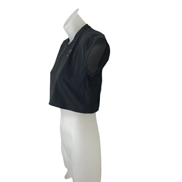 Gymshark Black Cropped Work Out Top Size XS - Picture 4 of 7